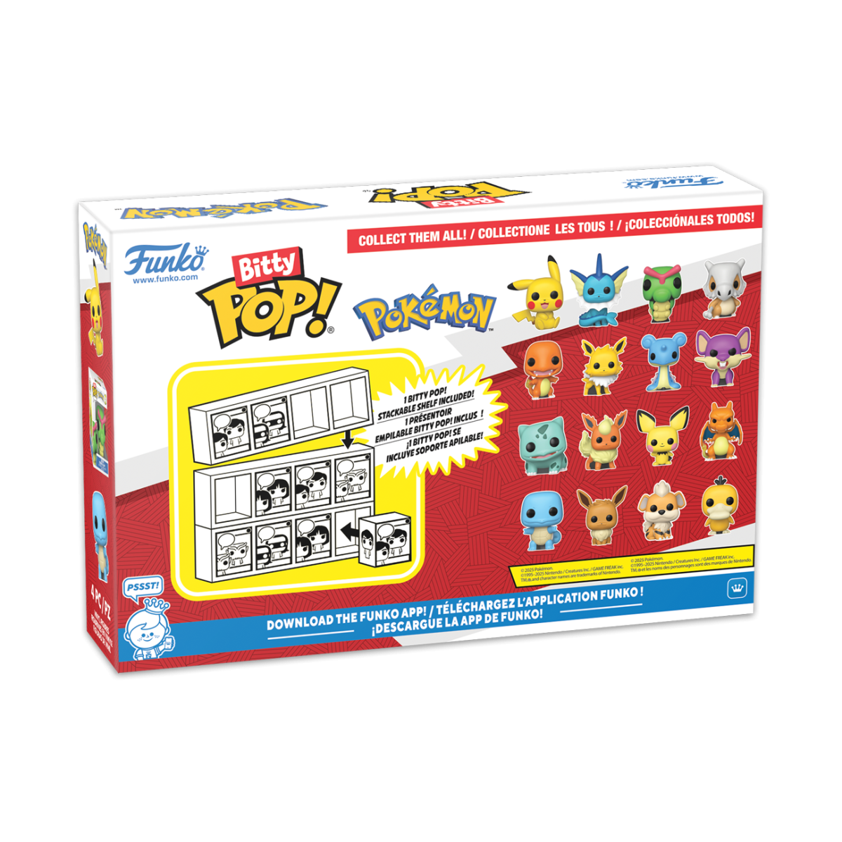 Bitty Pop! Pokémon 4-Pack Series 3 - Figurine Bitty Pop! Pokémon - vue 4