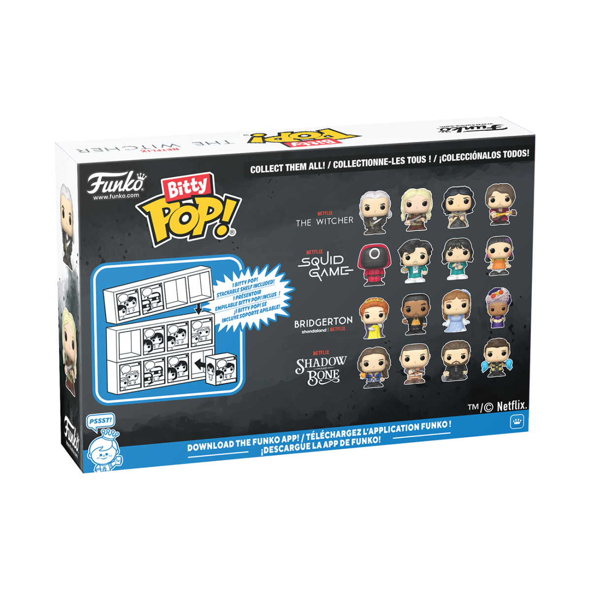 Bitty Pop! Netflix The Witcher 4-Pack Series 1 - Figurine Bitty Pop! The Witcher - vue 3