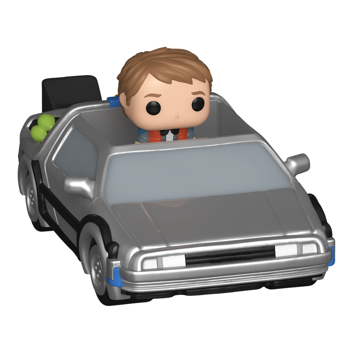 Bitty Pop! Rides Marty McFly and Time Machine - Figurine Bitty Pop! Back to the Future - vue 2