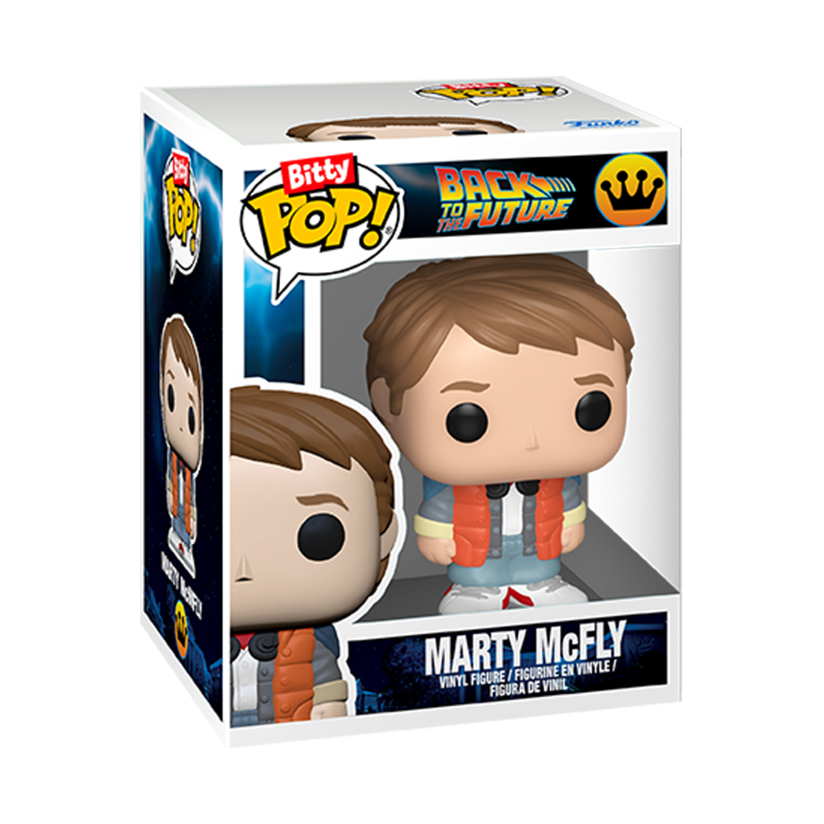 Bitty Pop! Rides Marty McFly and Time Machine - Figurine Bitty Pop! Back to the Future - vue 3