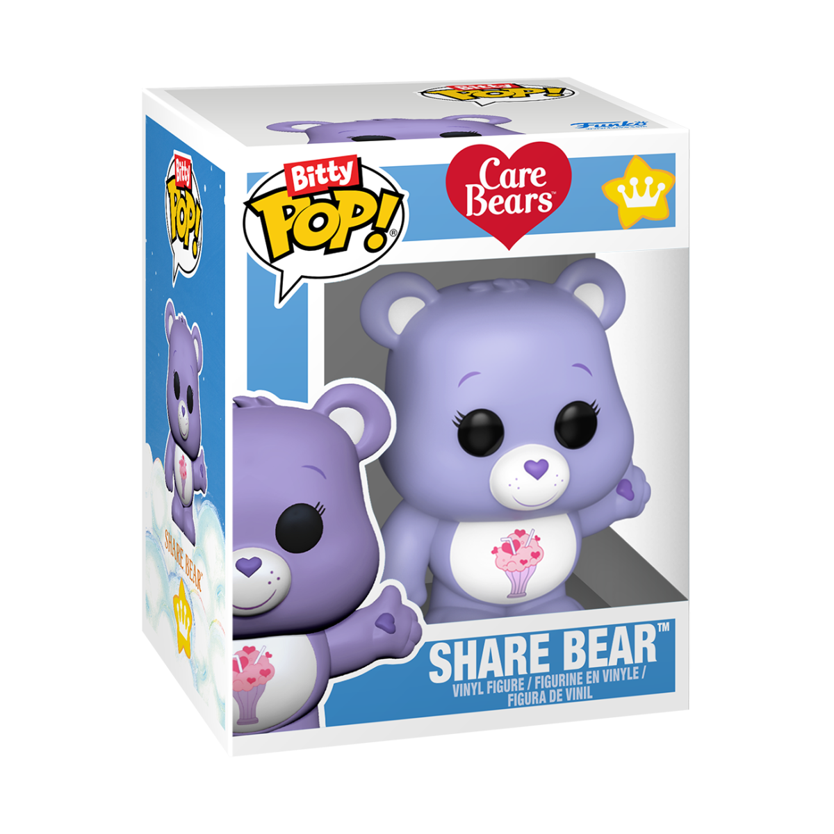 Bitty Pop! Rides Share Bear and Cloud Mobile - Figurine Bitty Pop! Care Bears - vue 4