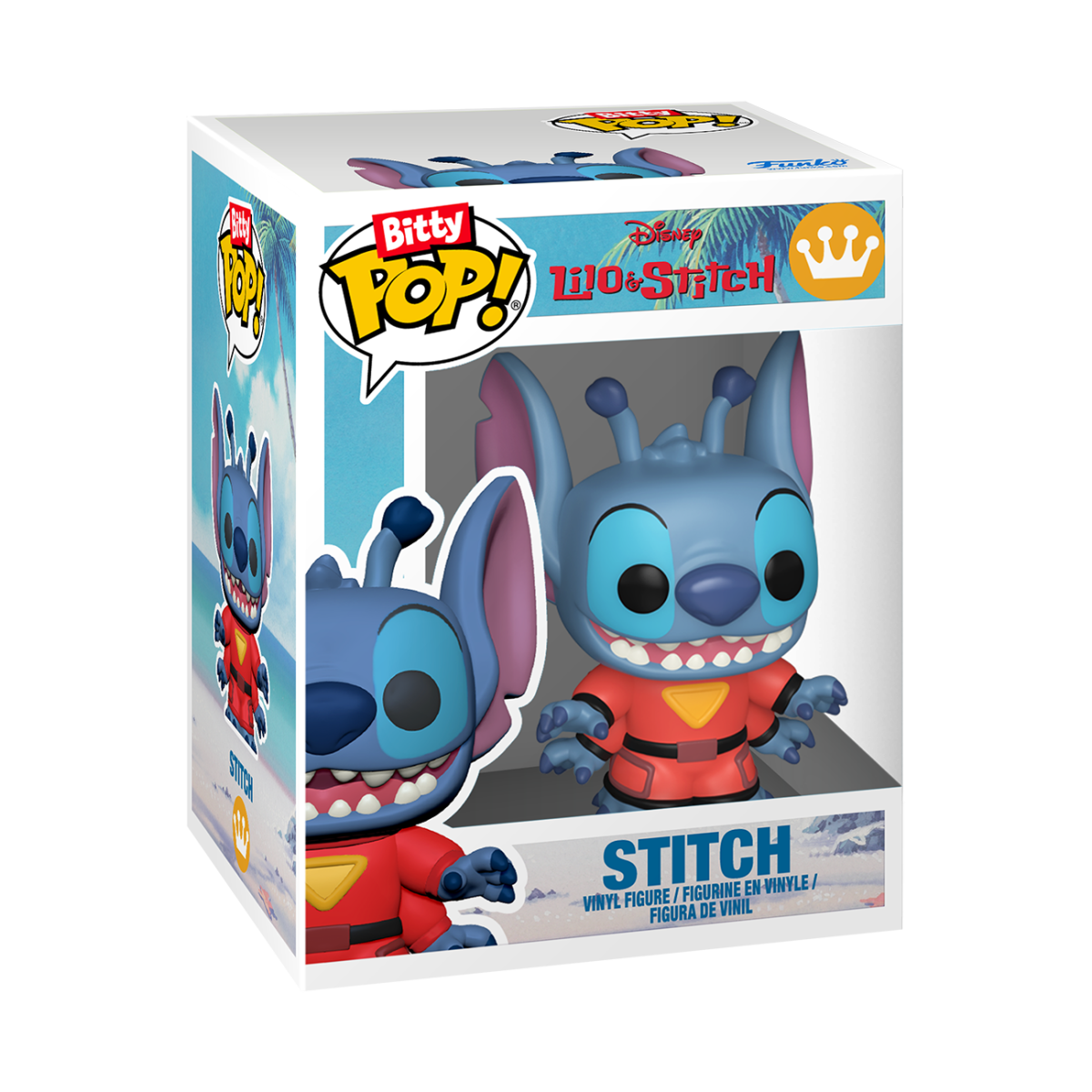 Bitty Pop! Rides Stitch and The Red One - Figurine Bitty Pop! Disney - vue 3