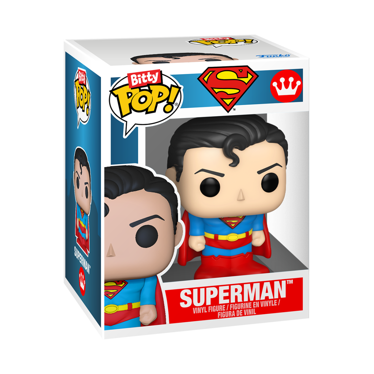 Bitty Pop! Towns Superman and the Fortress of Solitude - Figurine Bitty Pop! DC Comics - vue 3