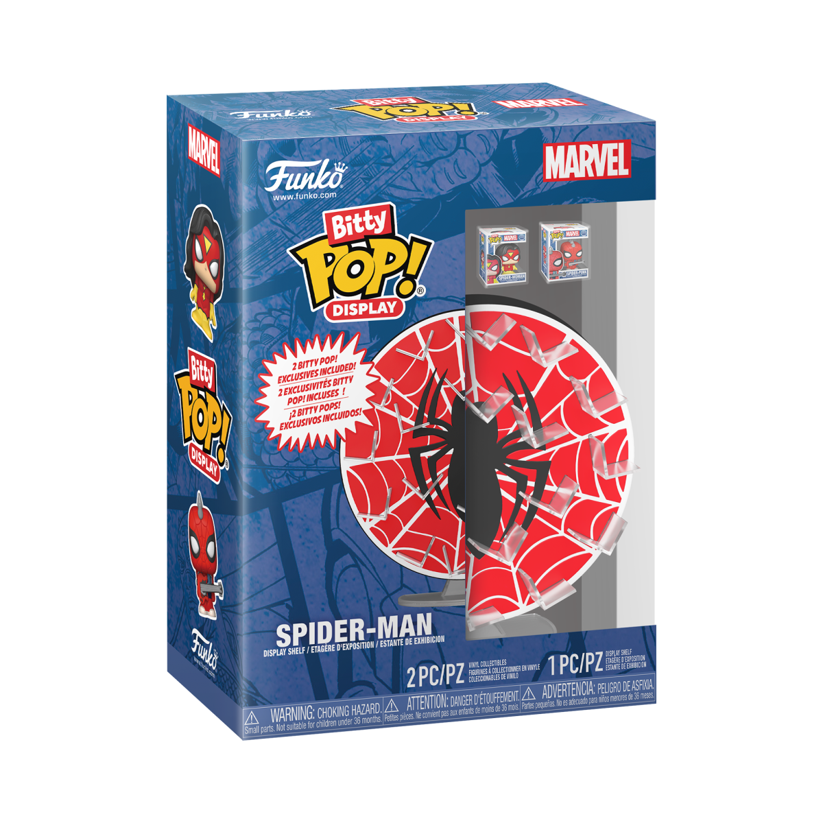 Bitty Pop! Display Spider-Man Web - Figurine Bitty Pop! Marvel - vue 7