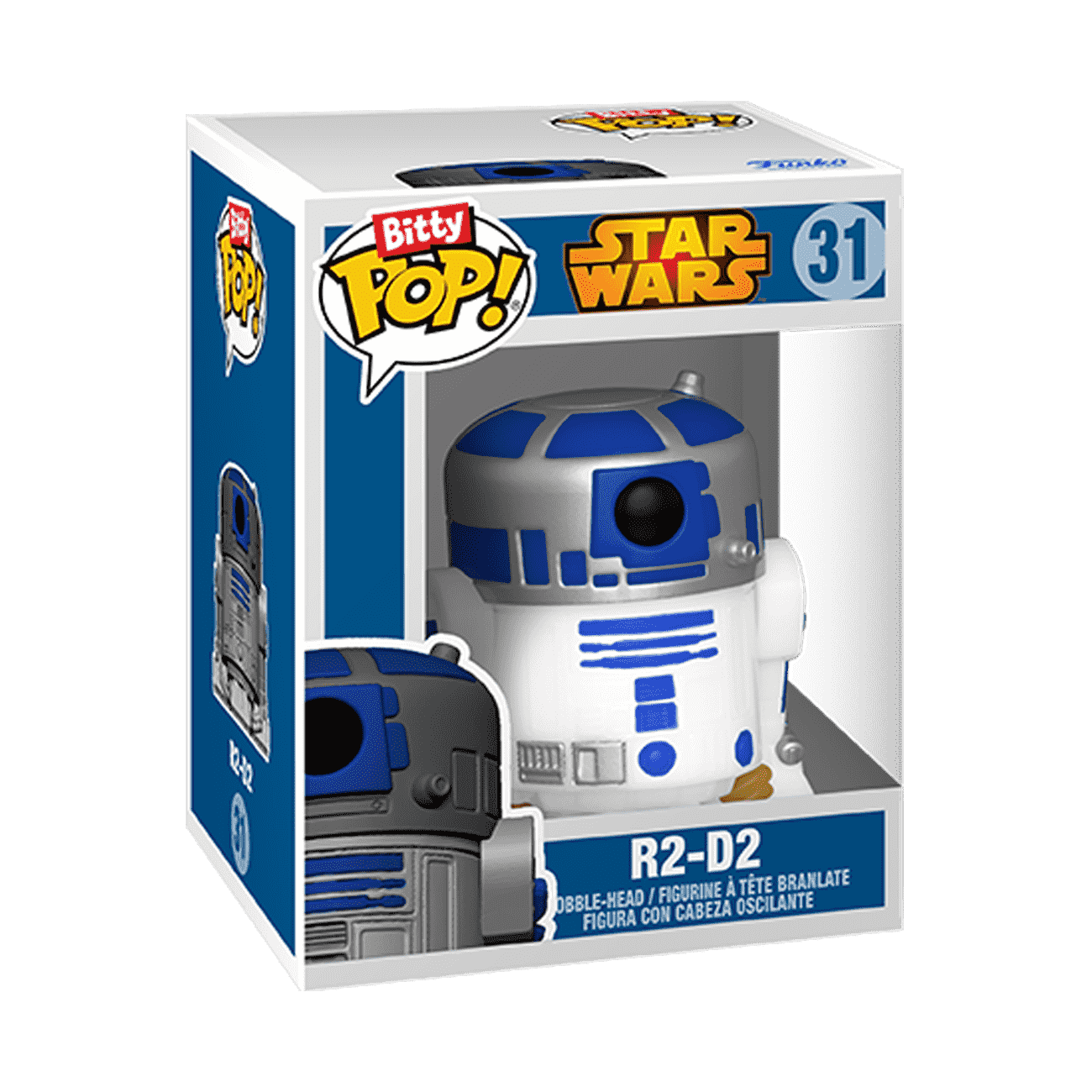 Bitty Pop! Princess Leia & R2-D2 2-Pack - Figurine Bitty Pop! Star Wars - vue 4
