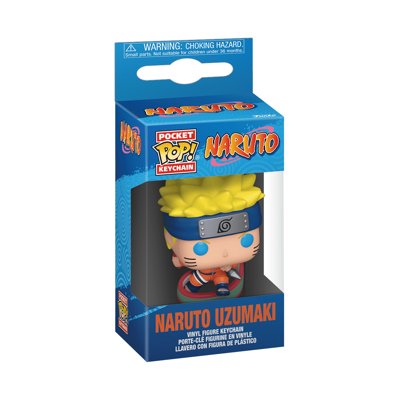 Pop! Keychain Naruto Uzumaki with Scroll - Figurine Pop! Naruto - vue 2