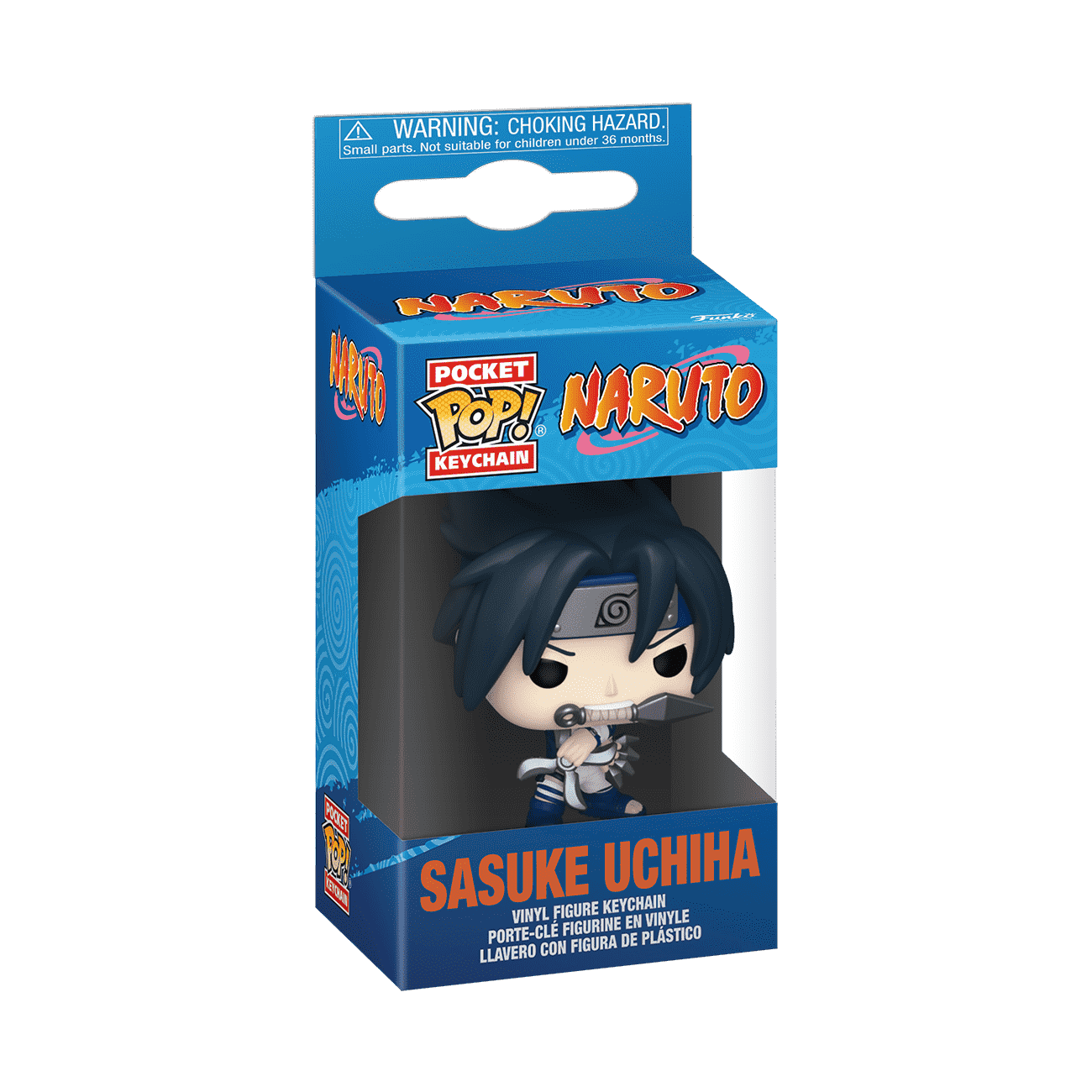 Pop! Keychain Sasuke Uchiha with Demon Wind Shuriken - Figurine Pop! Naruto - vue 2