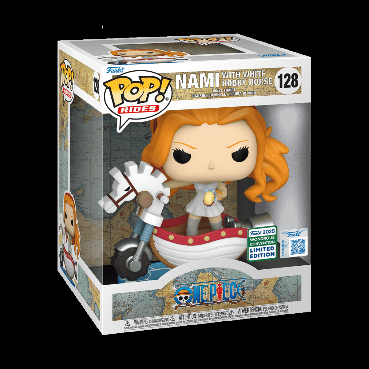 Pop! Rides Deluxe Nami with White Hobby Horse - Figurine Pop! One Piece - vue 2