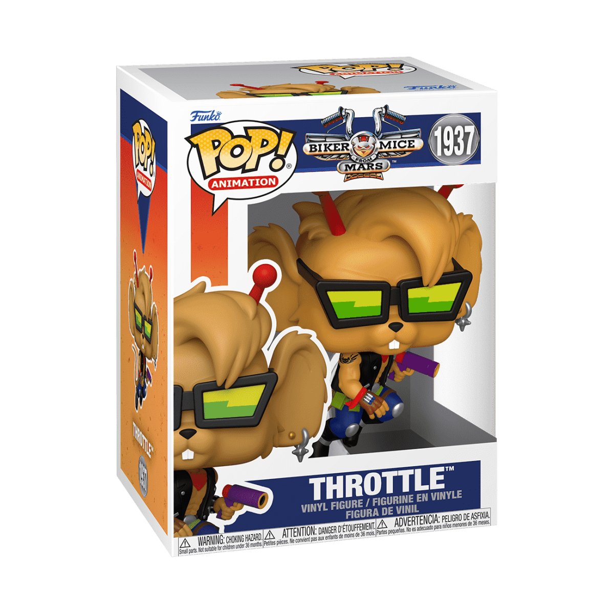 Pop! Throttle - Figurine Pop! Biker Mice from Mars - vue 2