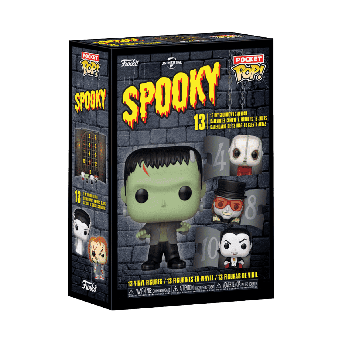 Pocket Pop! Universal Horror Countdown Advent Calendar - Figurine Advent Calendar Universal - vue 2