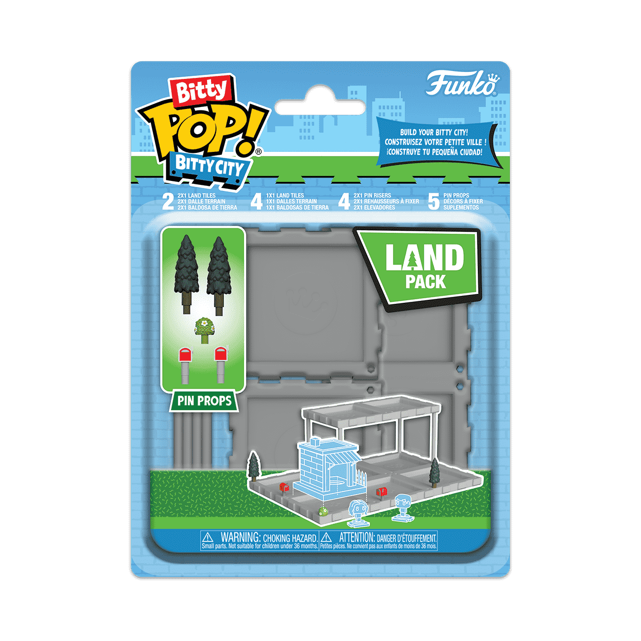 Bitty Pop! Bitty City Land Pack - Figurine Bitty Pop!