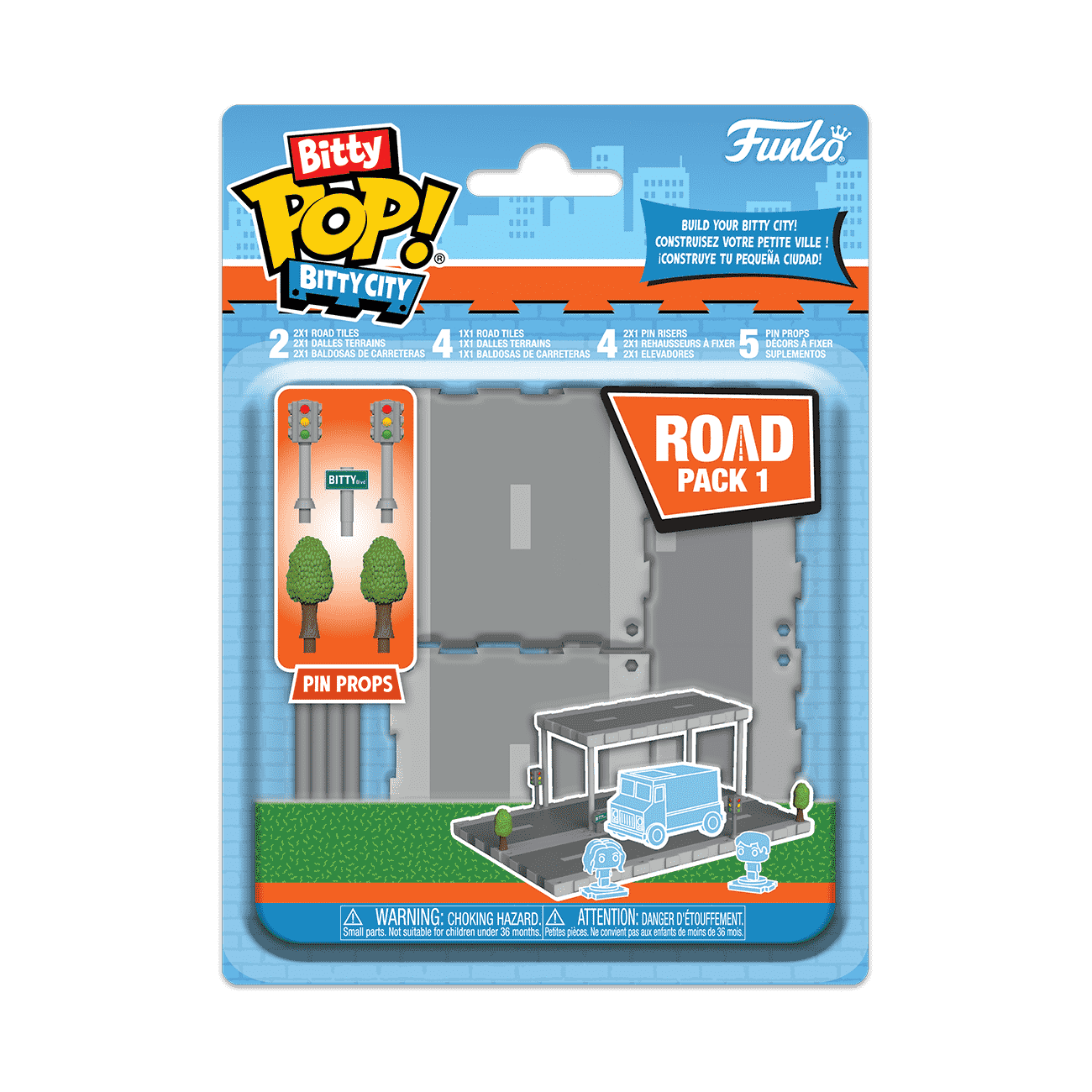 Bitty Pop! Bitty City Road Pack 1 - Figurine Bitty Pop!