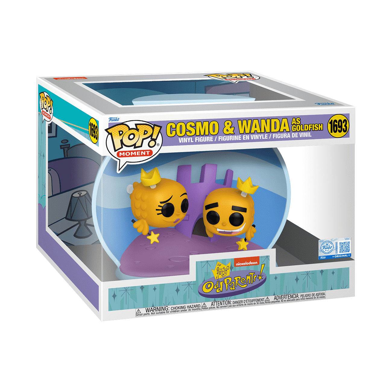 Pop! Moment Cosmo & Wanda as Goldfish - Figurine Pop! Nickelodeon - vue 2