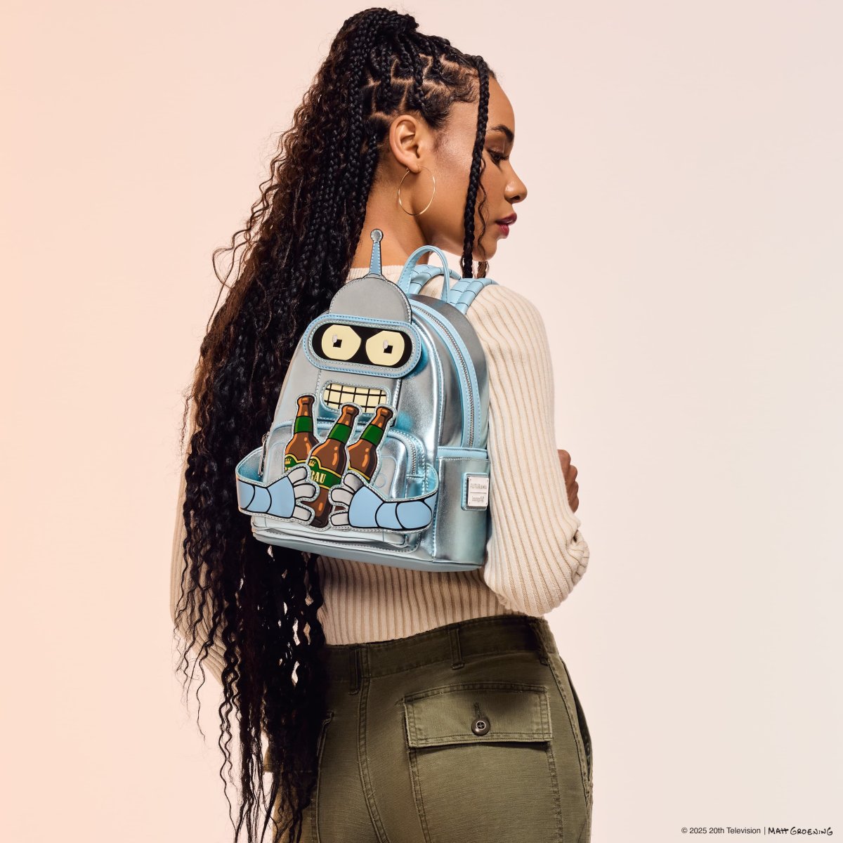 WonderCon Limited Edition Futurama Bender Cosplay Mini Backpack - Figurine Bags Futurama - vue 2
