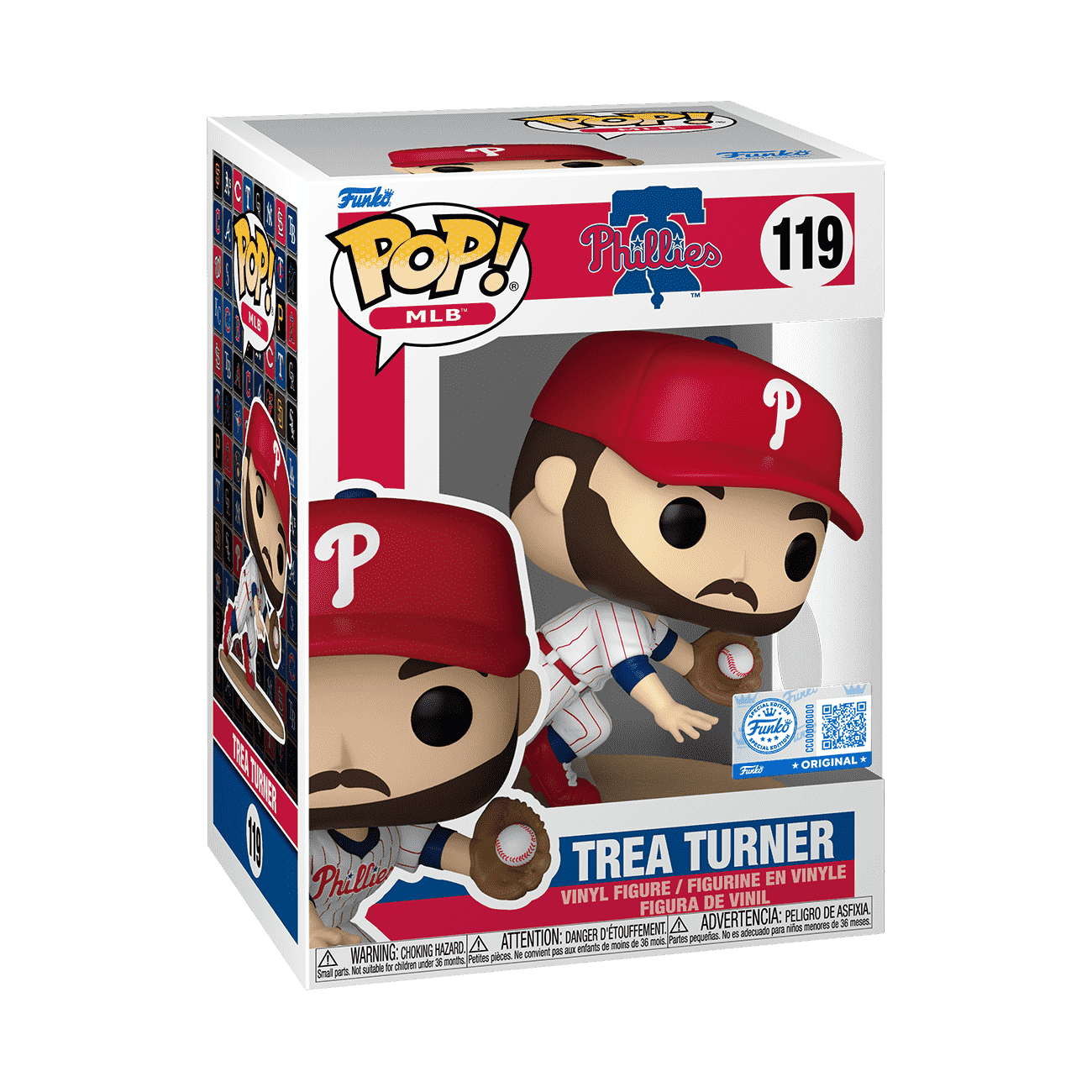 Pop! Trea Turner - Figurine Pop! MLB - vue 2
