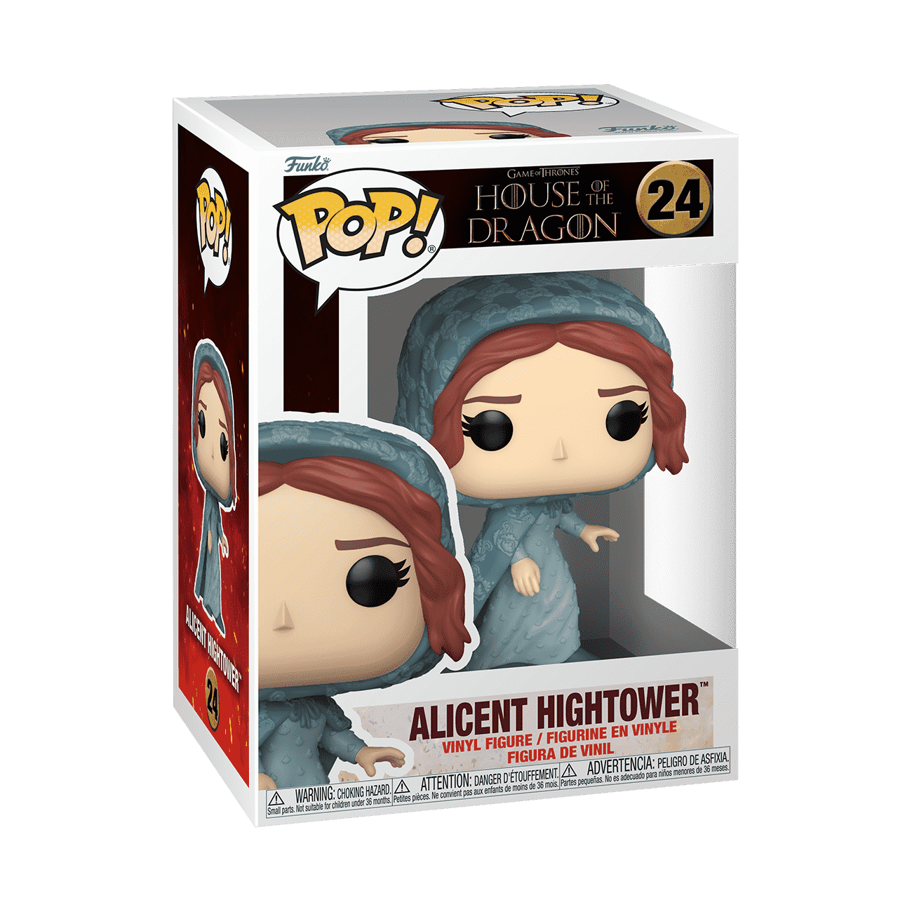 Pop! Alicent Hightower (Teal Cloak) - Figurine Pop! House of the Dragon - vue 2