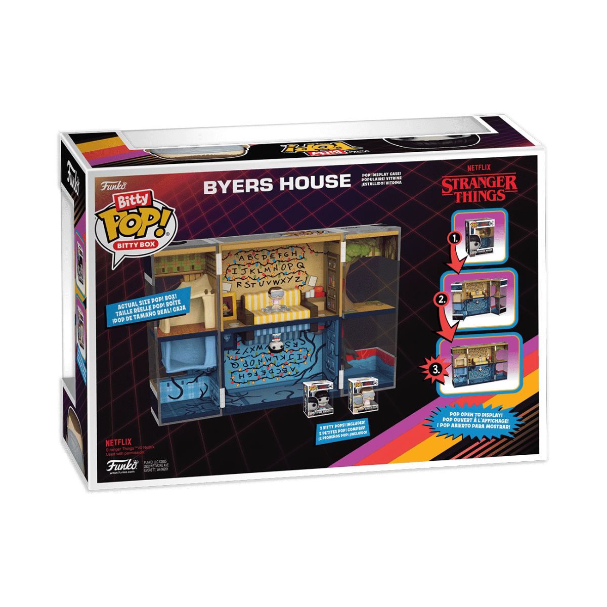 Bitty Pop! Bitty Box Byers House - Figurine Bitty Pop! Stranger Things - vue 6