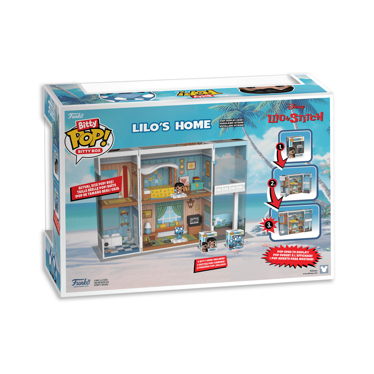 Bitty Pop! Bitty Box Lilo's Home - Figurine Bitty Pop! Disney - vue 6