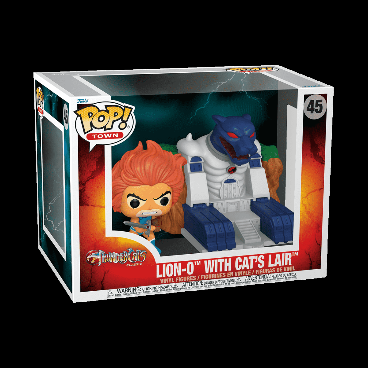 Pop! Town Lion-O with Cat's Lair - Figurine Pop! Thundercats - vue 2
