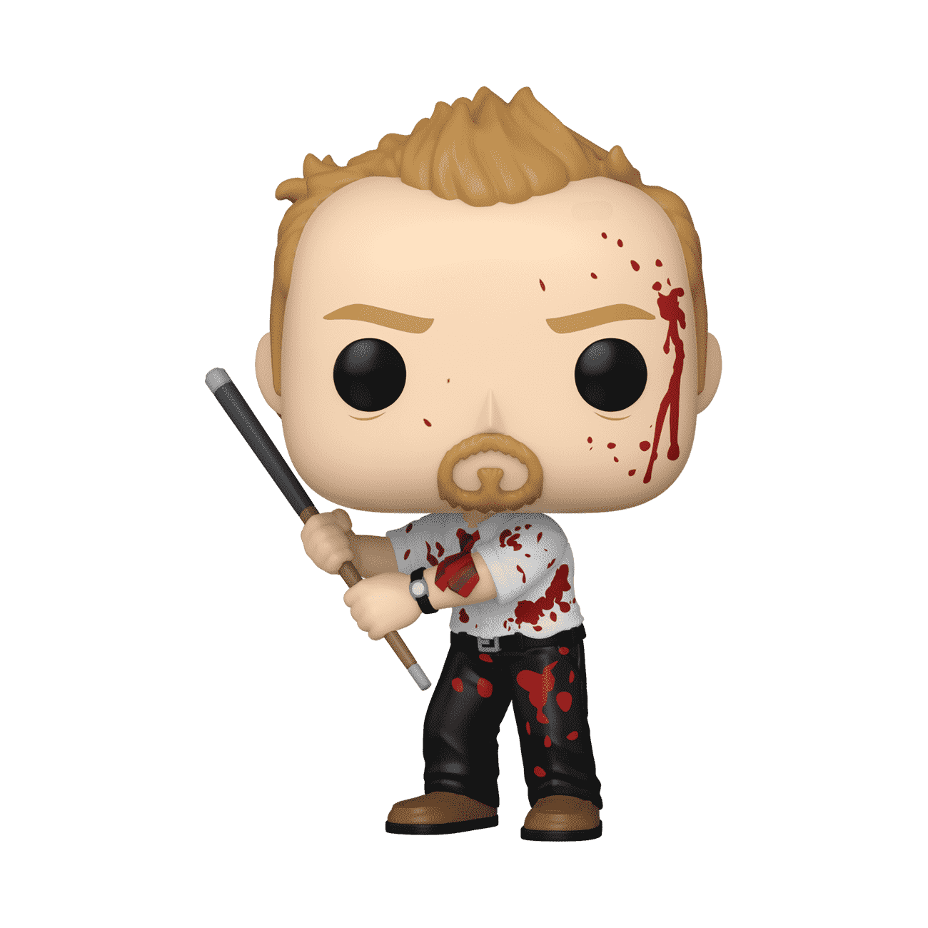 Pop! Shaun with Pool Cue - Figurine Pop! Shaun of the Dead - vue 3