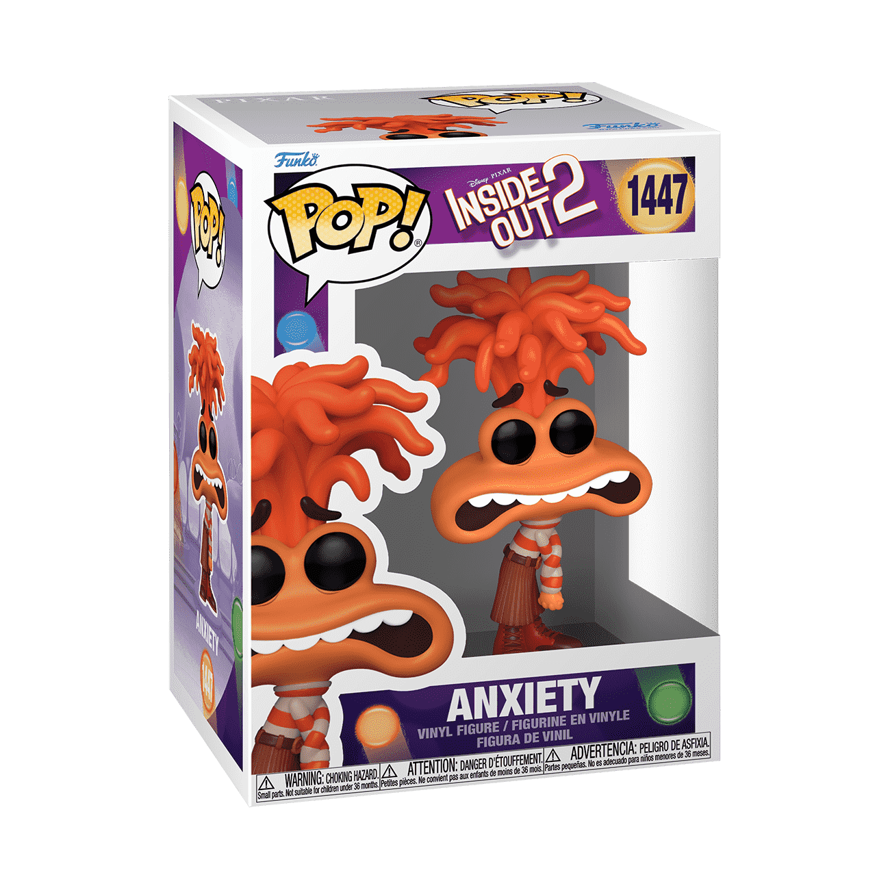 Pop! Anxiety - Figurine Pop! Pixar - vue 2