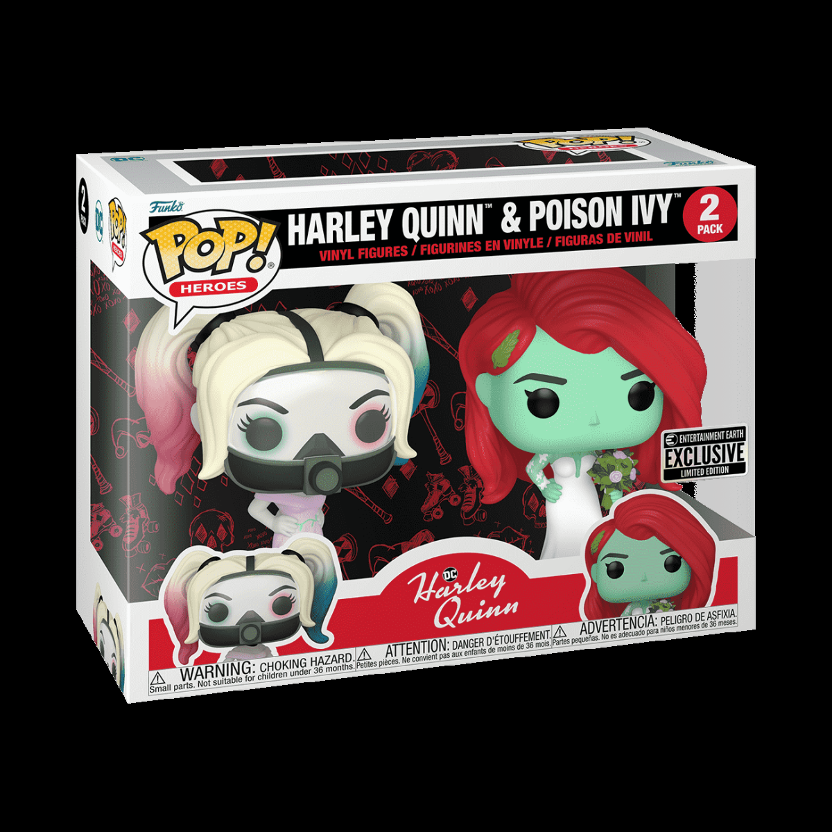 Pop! Harley Quinn & Poison Ivy 2-Pack - Figurine Pop! DC Comics - vue 2