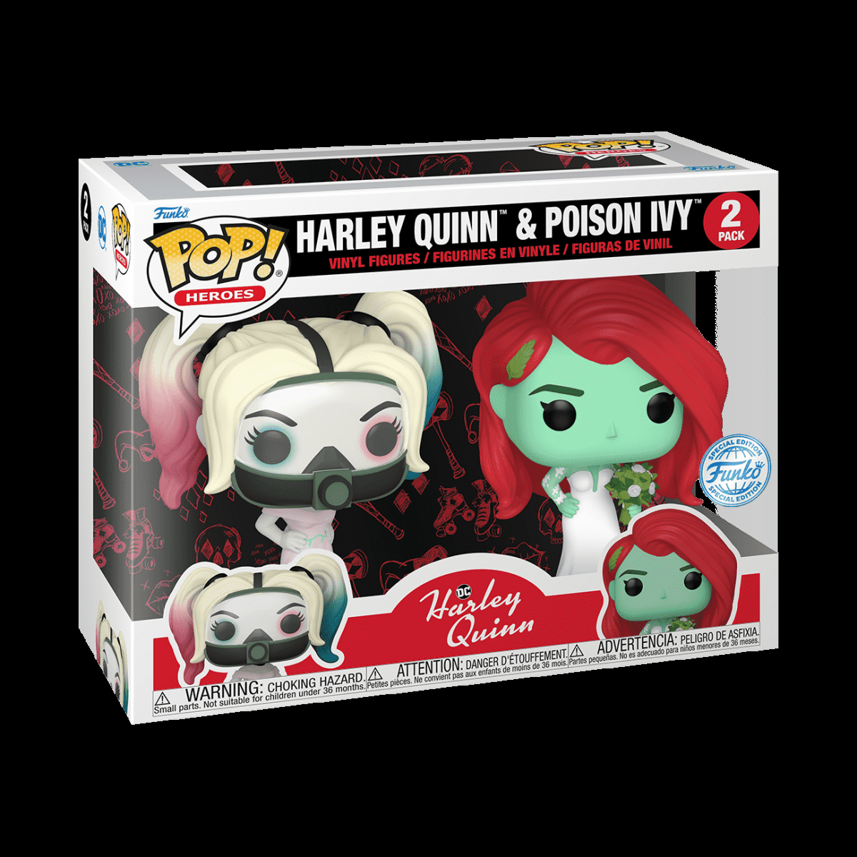 Pop! Harley Quinn & Poison Ivy 2-Pack - Figurine Pop! DC Comics - vue 3