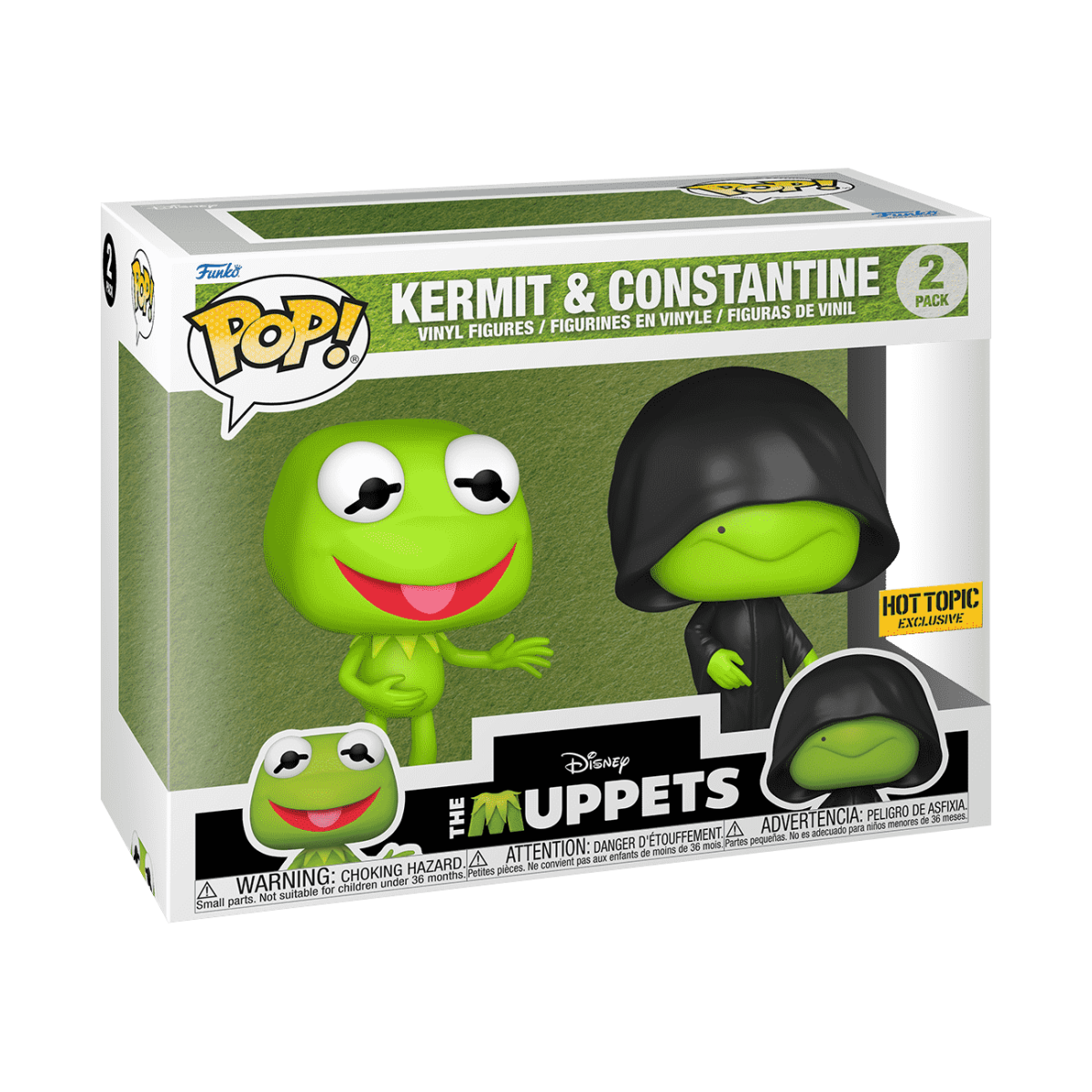 Pop! Kermit & Constantine 2-Pack - Figurine Pop! The Muppets - vue 2