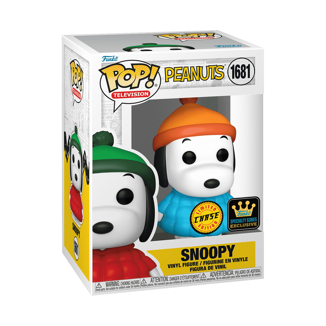 Pop! Snoopy in Puffer Jacket - Figurine Pop! Peanuts - vue 4