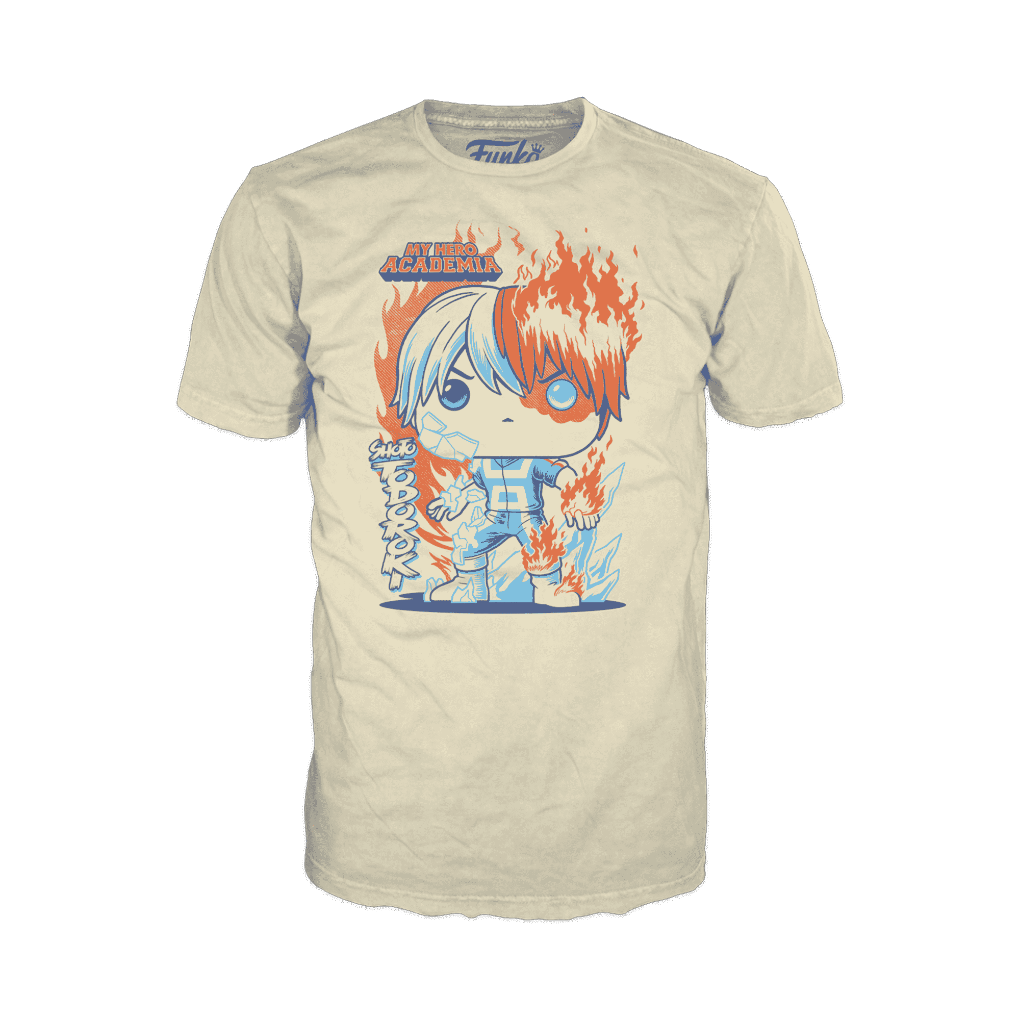 Shoto Todoroki Boxed Tee - Figurine Apparel