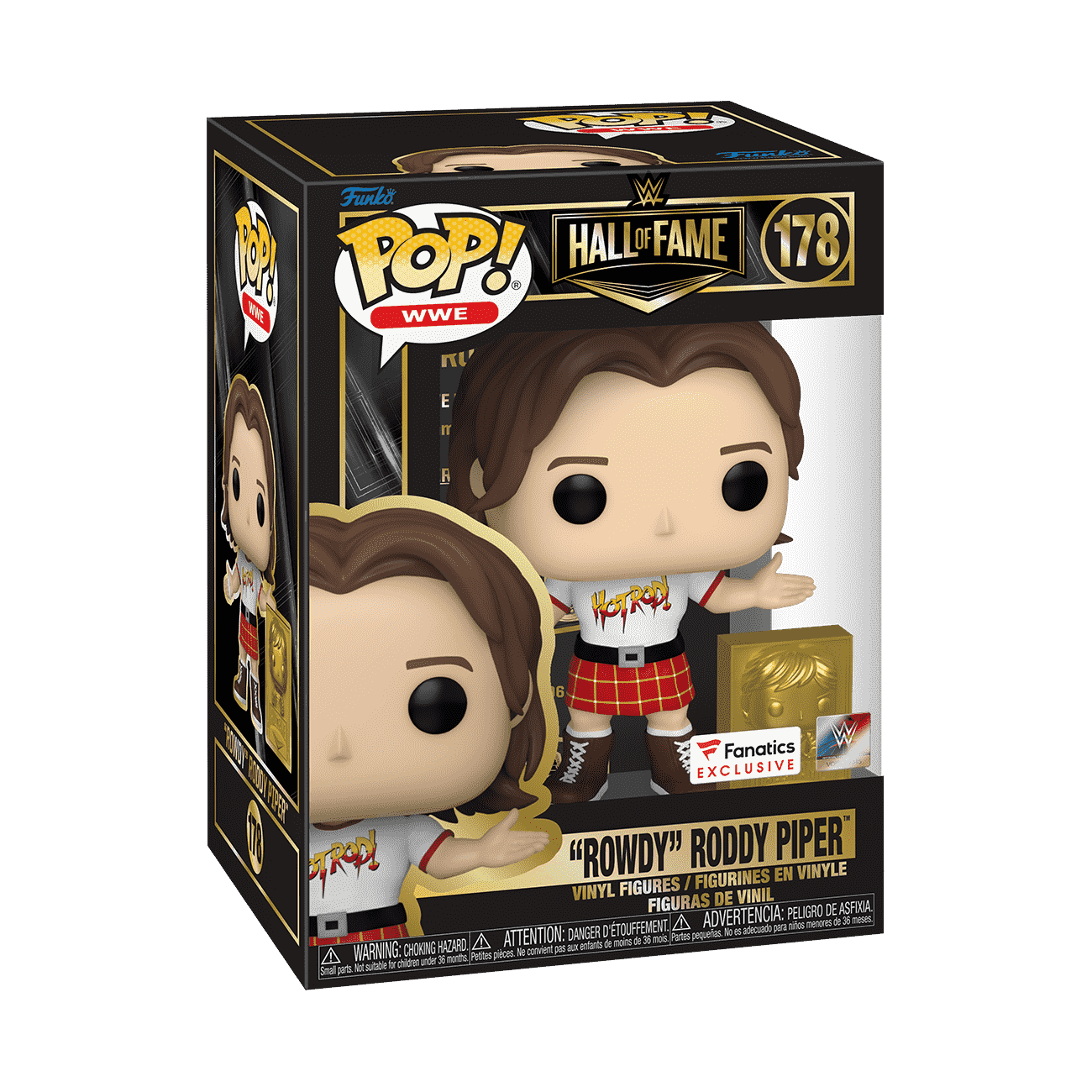 Pop! & Buddy "Rowdy" Roddy Piper (2005 Hall of Fame) - Figurine Pop! WWE - vue 2