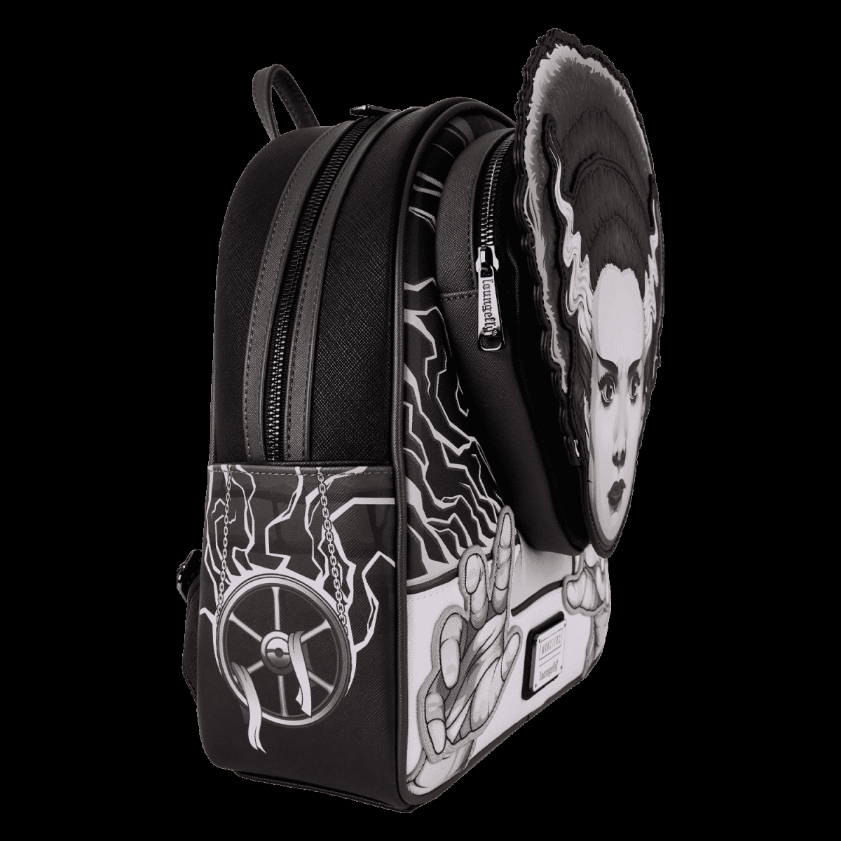 Universal Monsters Exclusive The Bride Of Frankenstein Glow Mini Backpack - Figurine Bags Universal Monsters - vue 5