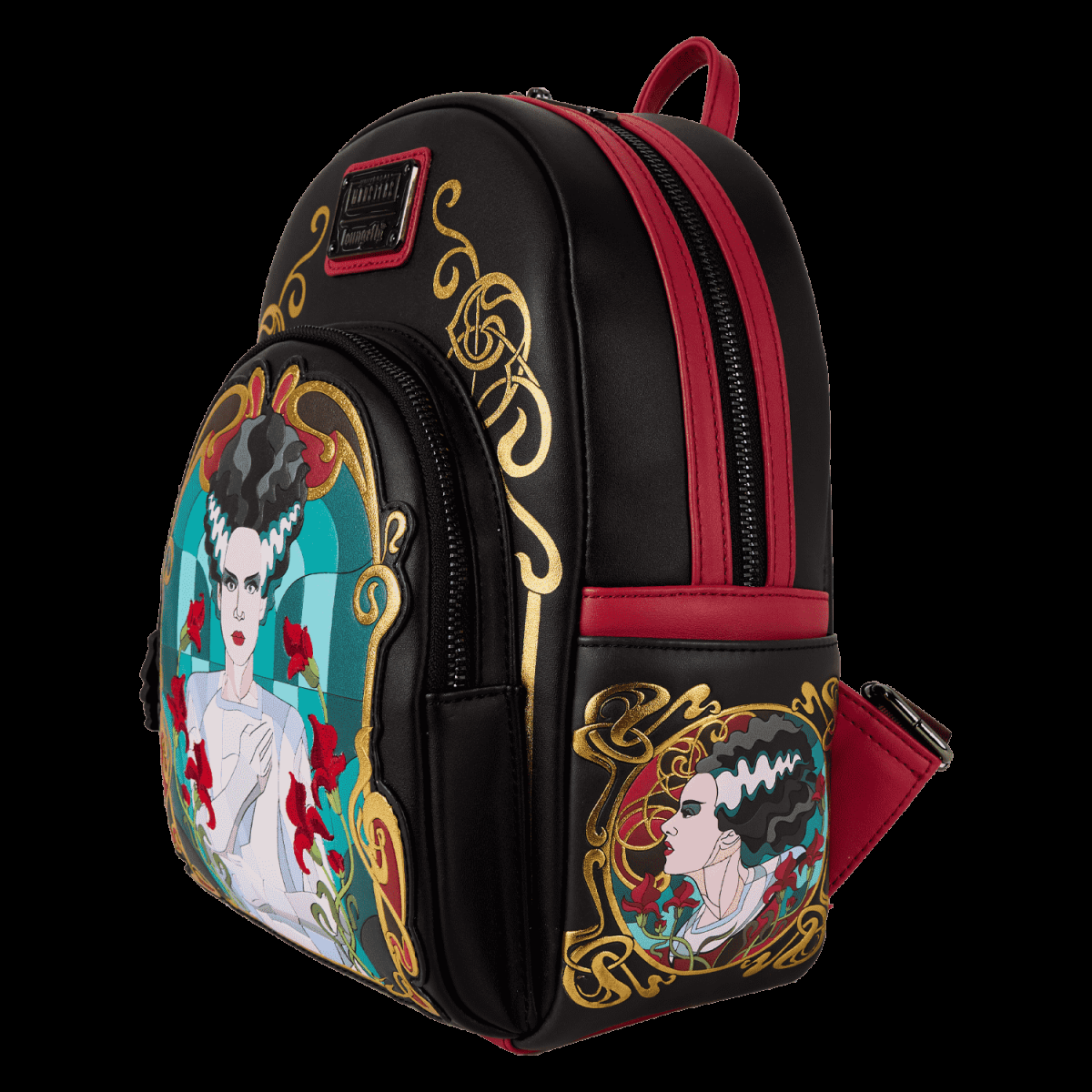 Universal Monsters The Bride Of Frankenstein Stained Glass Mini Backpack - Figurine Bags Universal Monsters - vue 4