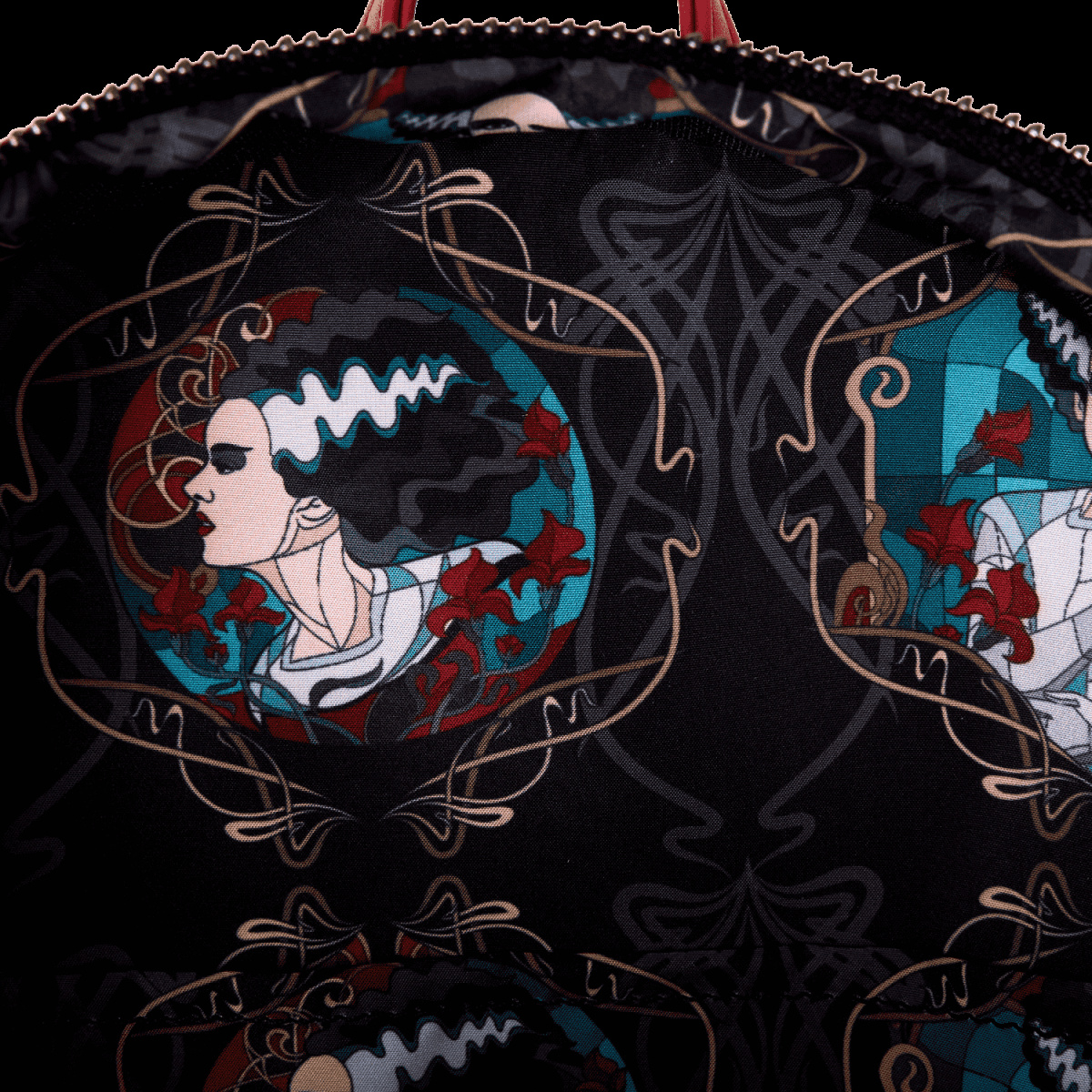 Universal Monsters The Bride Of Frankenstein Stained Glass Mini Backpack - Figurine Bags Universal Monsters - vue 7