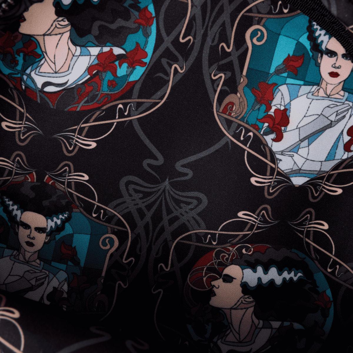 Universal Monsters The Bride Of Frankenstein Stained Glass Crossbody Bag - Figurine Bags Universal Monsters - vue 6