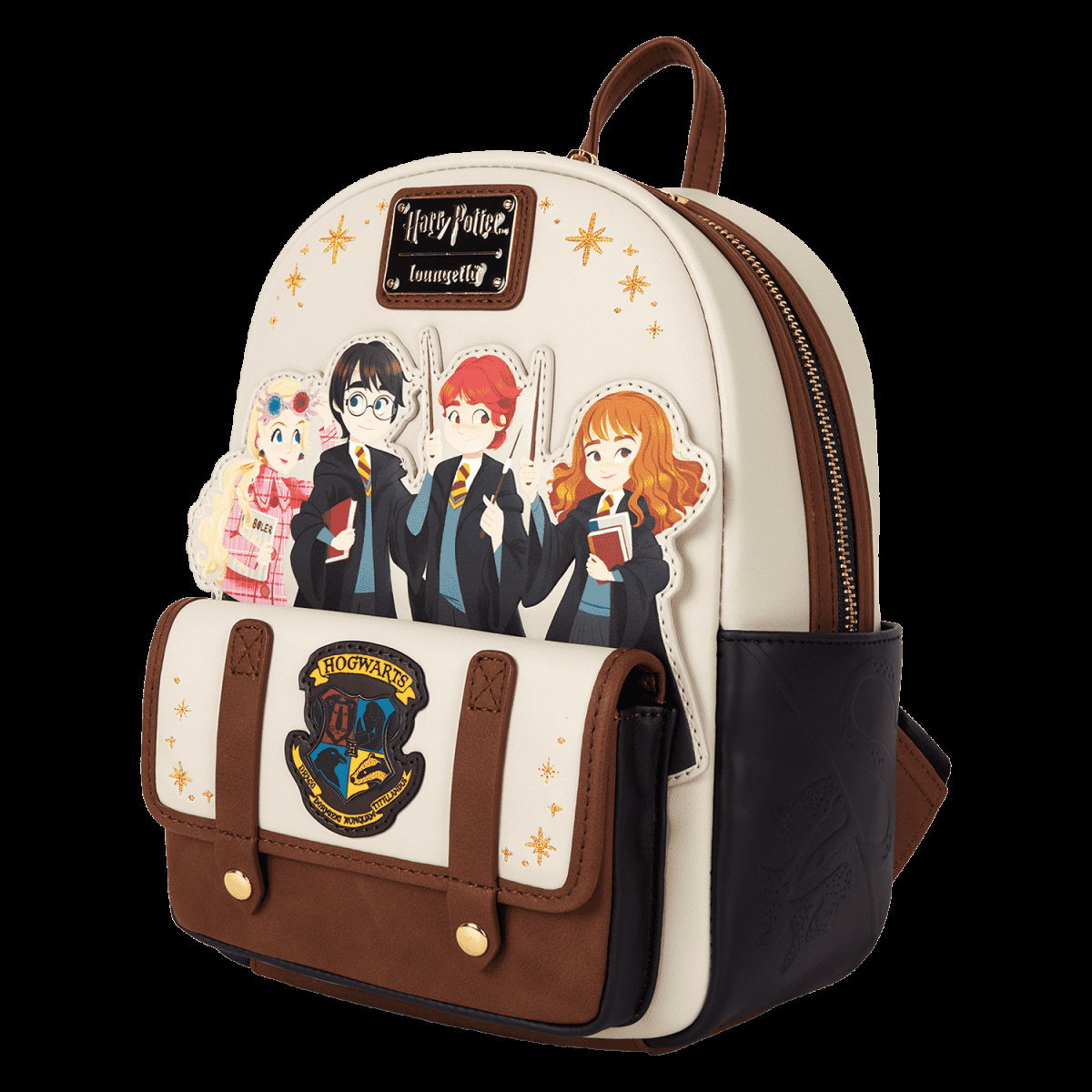 Harry Potter Hogwarts Flap Pocket Mini Backpack - Figurine Bags Harry Potter - vue 3