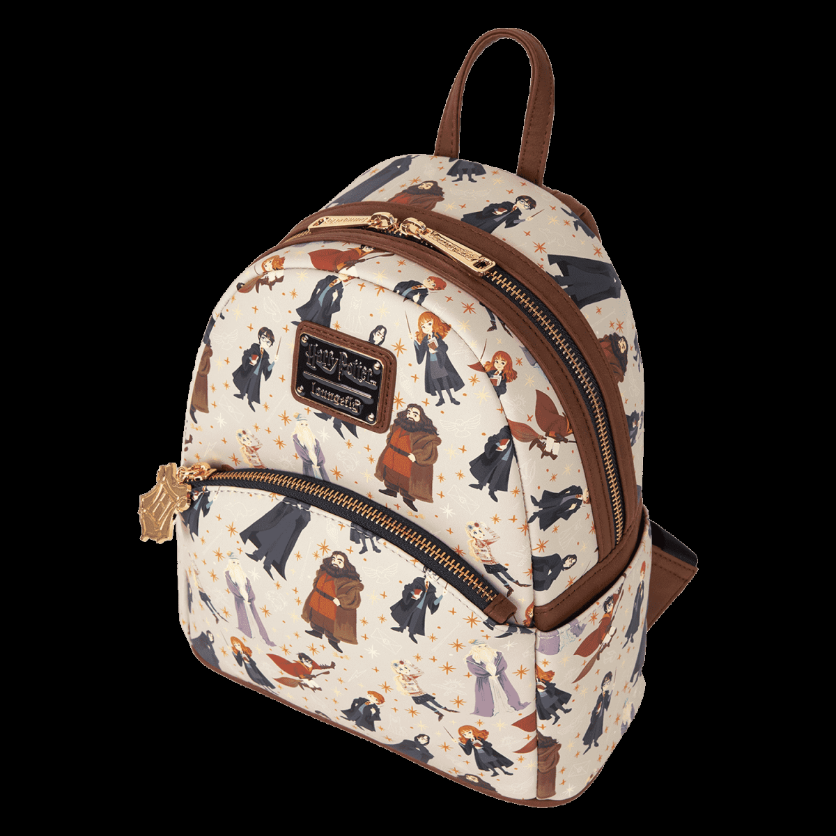Harry Potter Hogwarts All-Over Print Mini Backpack - Figurine Bags Harry Potter - vue 4