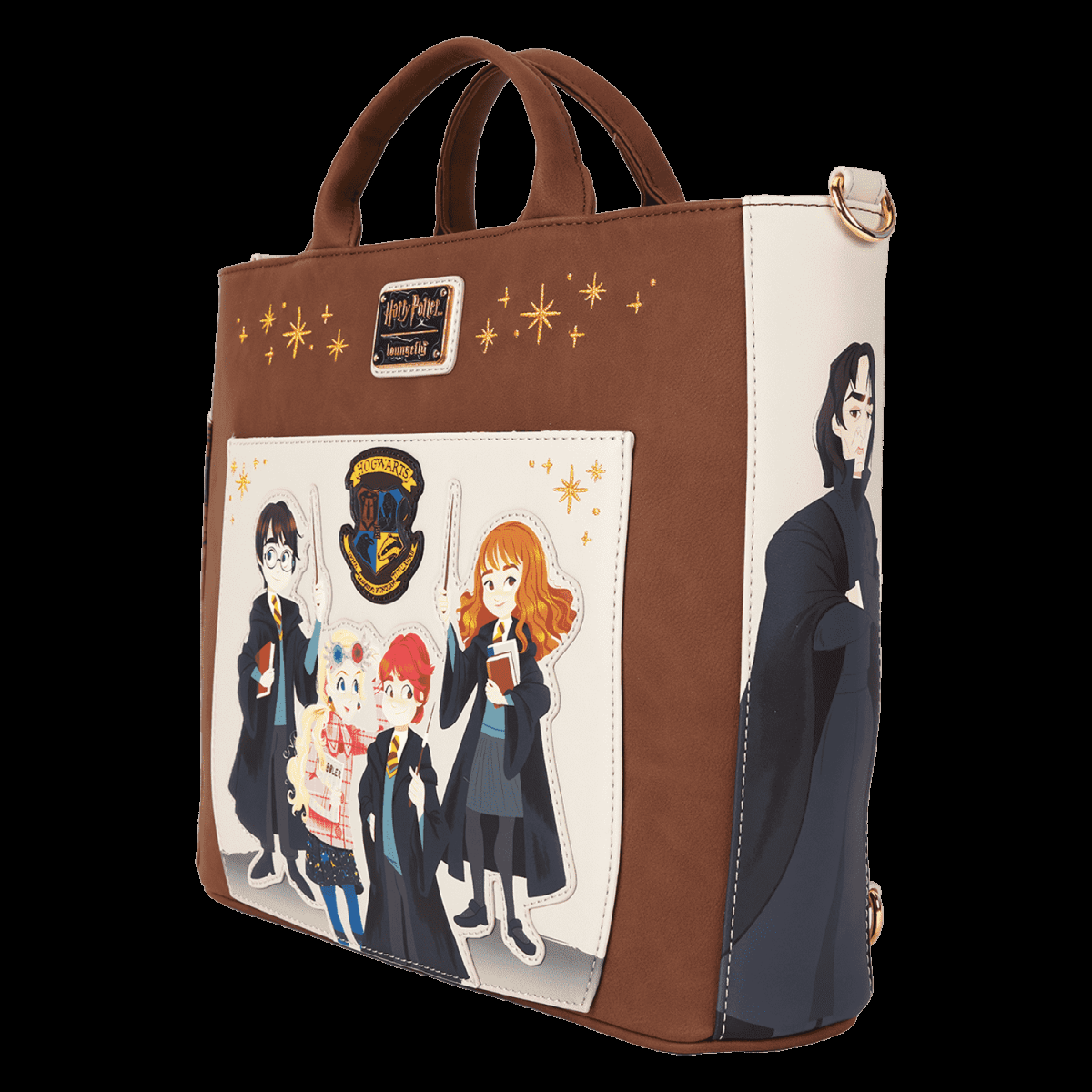 Harry Potter Hogwarts Convertible Backpack & Tote Crossbody Bag - Figurine Bags Harry Potter - vue 4
