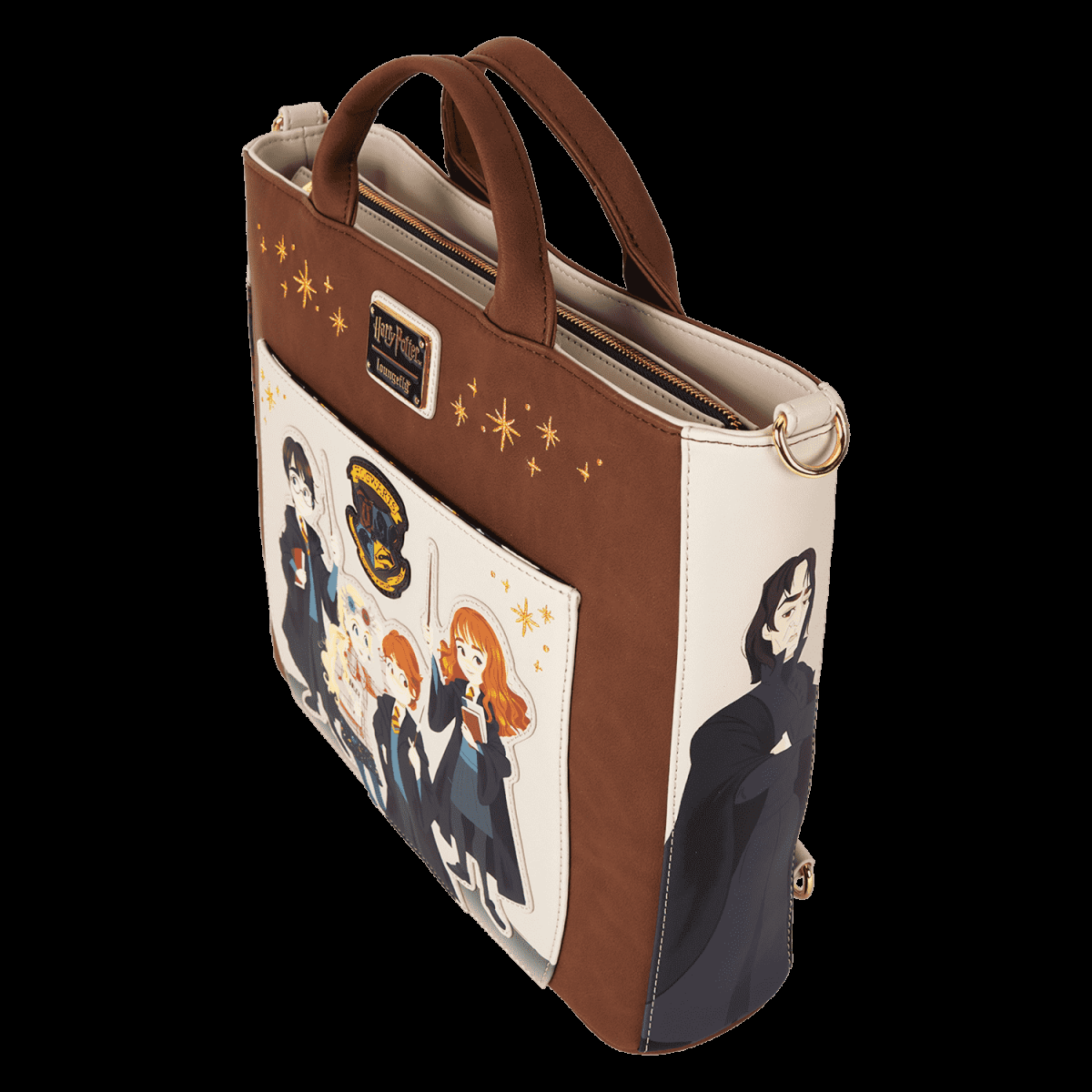 Harry Potter Hogwarts Convertible Backpack & Tote Crossbody Bag - Figurine Bags Harry Potter - vue 5