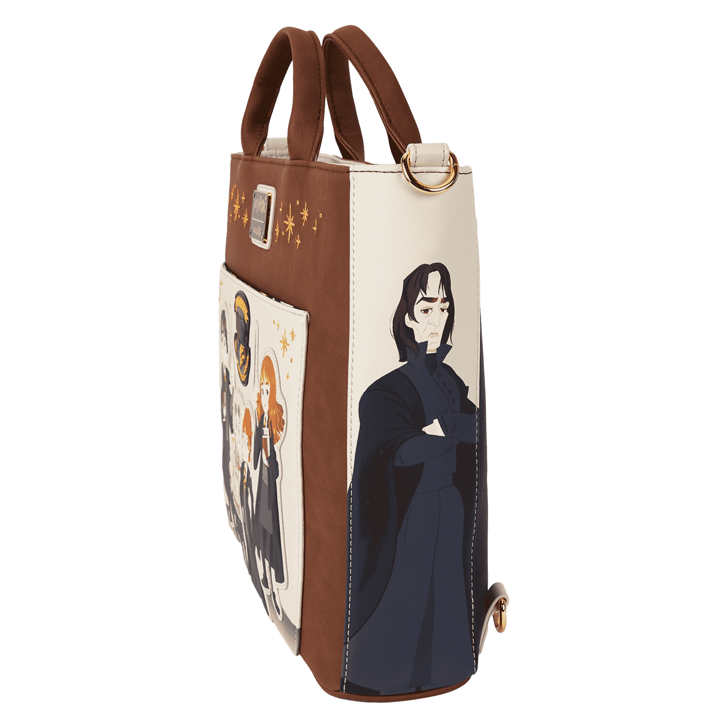 Harry Potter Hogwarts Convertible Backpack & Tote Crossbody Bag - Figurine Bags Harry Potter - vue 6
