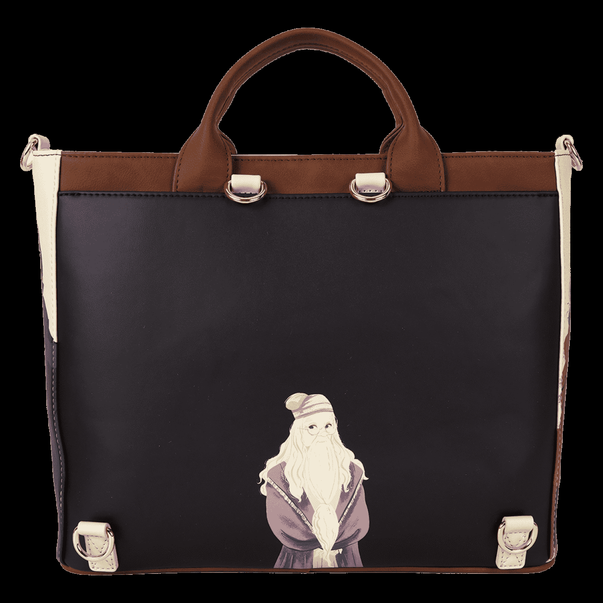 Harry Potter Hogwarts Convertible Backpack & Tote Crossbody Bag - Figurine Bags Harry Potter - vue 7