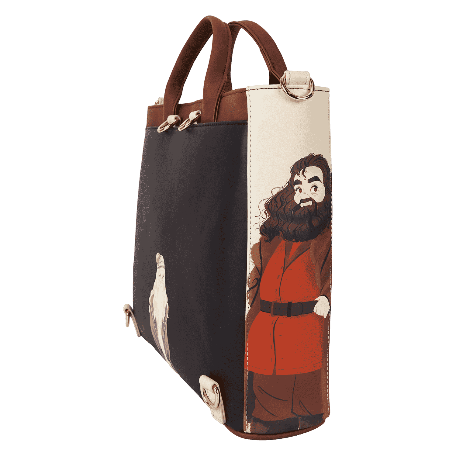 Harry Potter Hogwarts Convertible Backpack & Tote Crossbody Bag - Figurine Bags Harry Potter - vue 9