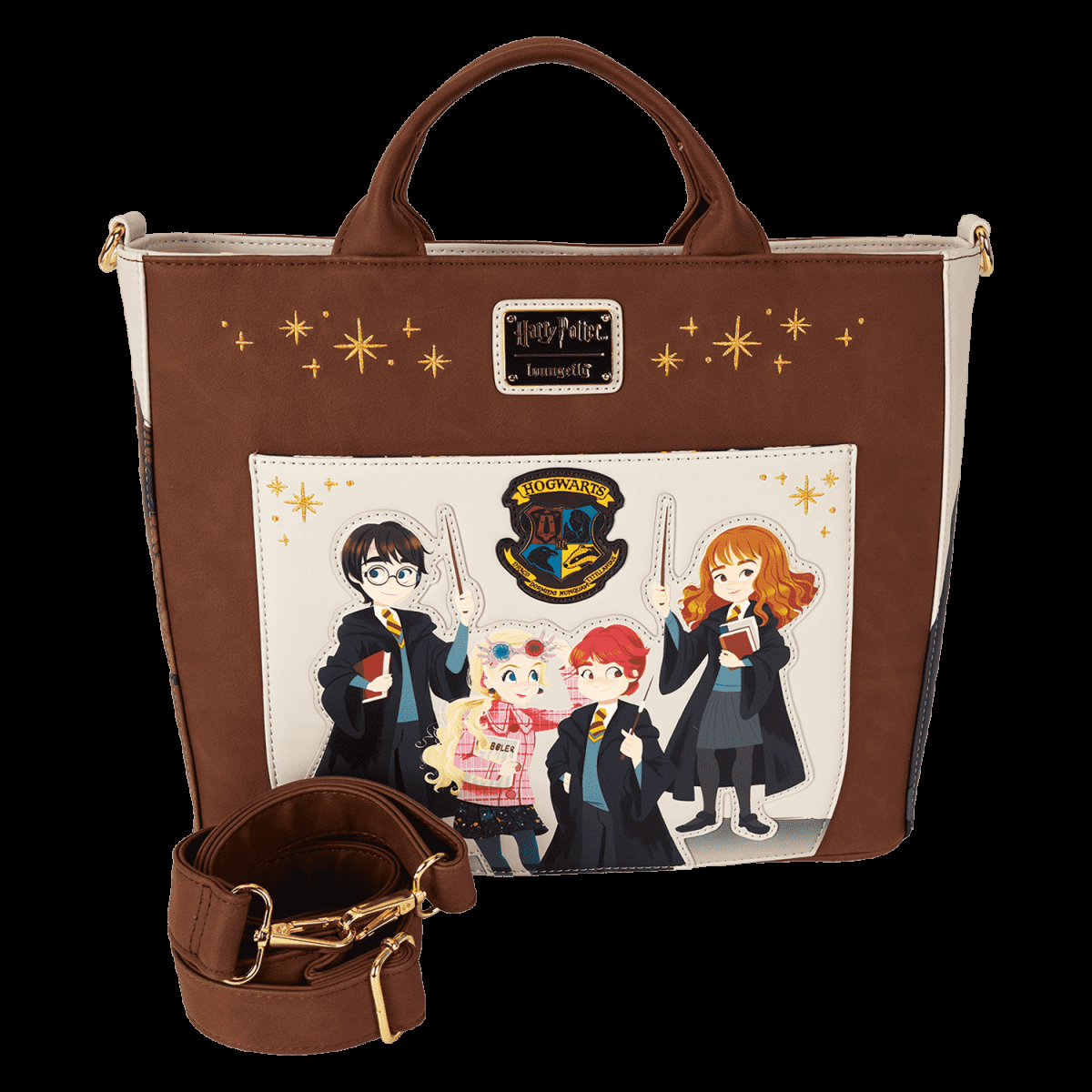 Harry Potter Hogwarts Convertible Backpack & Tote Crossbody Bag - Figurine Bags Harry Potter - vue 11