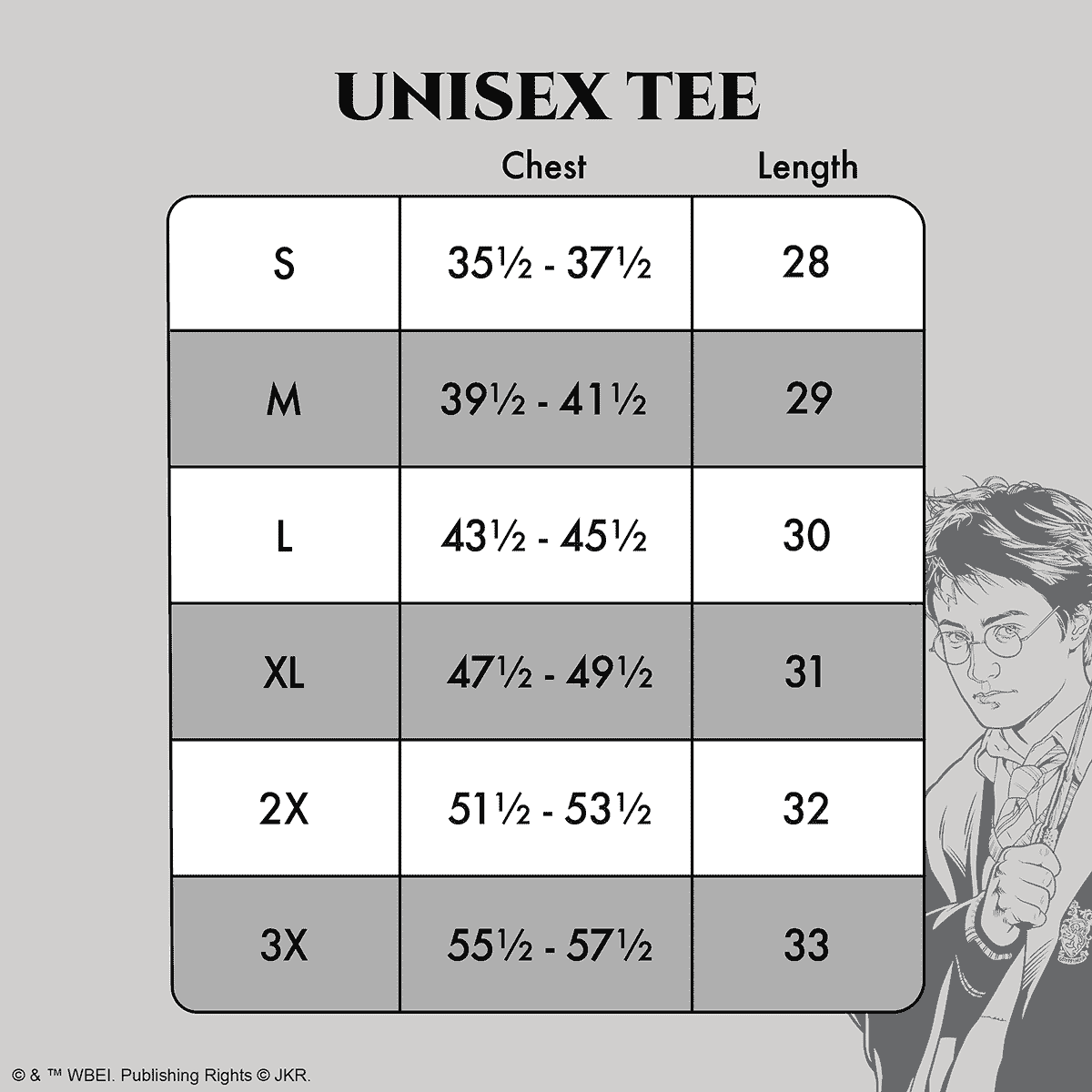 Harry Potter Sketch Unisex Tee - Figurine Apparel Harry Potter - vue 4