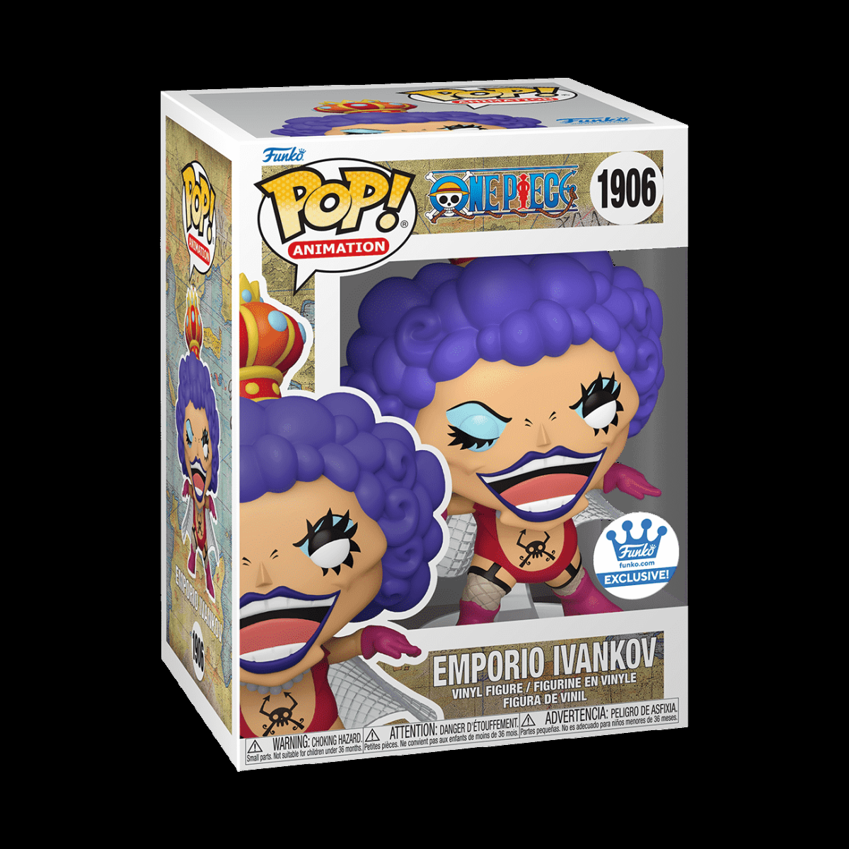 Pop! Emporio Ivankov with Pop! Protector - Figurine Pop! One Piece - vue 3
