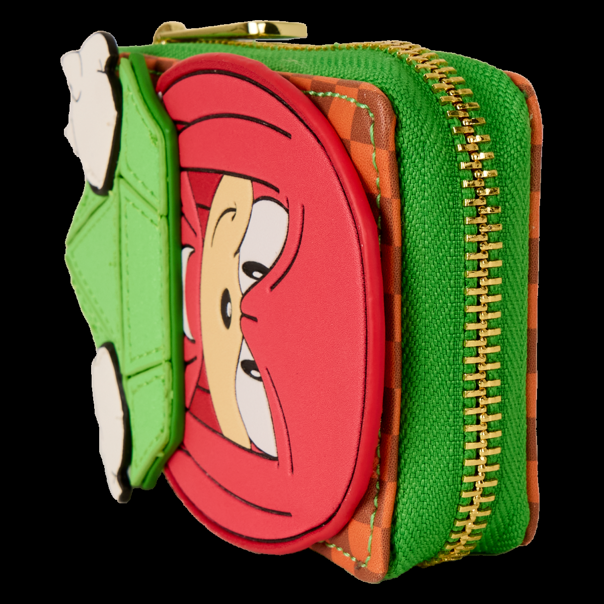 Sonic The Hedgehog Limited Edition Knuckles Emerald Glitter Accordion Wallet - Figurine Wallets Sonic The Hedgehog - vue 4