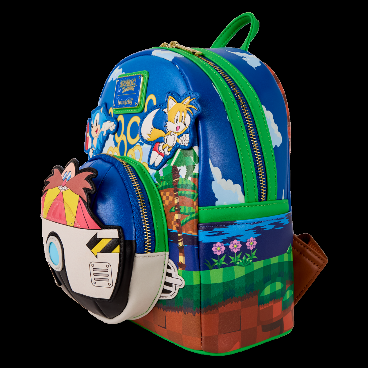 Sonic The Hedgehog Light Up Mini Backpack - Figurine Bags Sonic The Hedgehog - vue 5