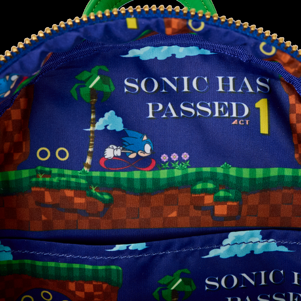 Sonic The Hedgehog Light Up Mini Backpack - Figurine Bags Sonic The Hedgehog - vue 7