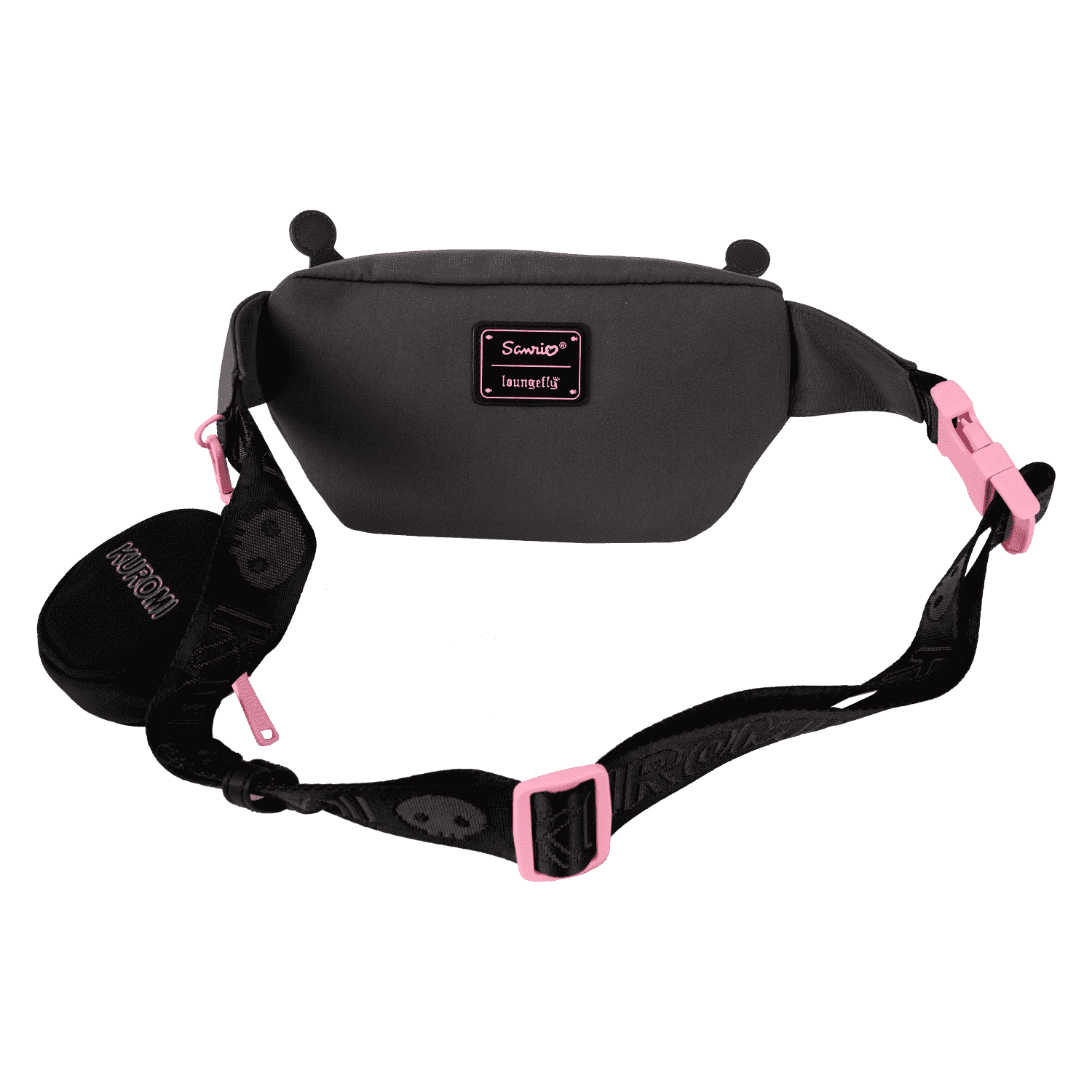 Sanrio Kuromi Cosplay Convertible Nylon Belt Bag with Coin Bag - Figurine Bags Sanrio - vue 4