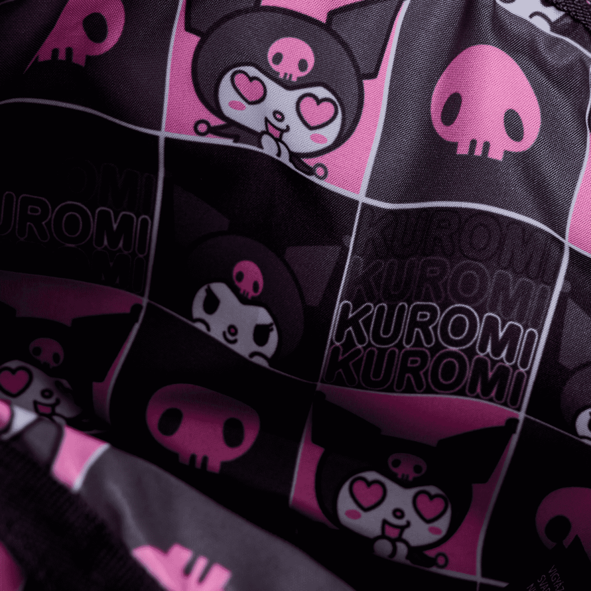 Sanrio Kuromi Cosplay Convertible Nylon Belt Bag with Coin Bag - Figurine Bags Sanrio - vue 5